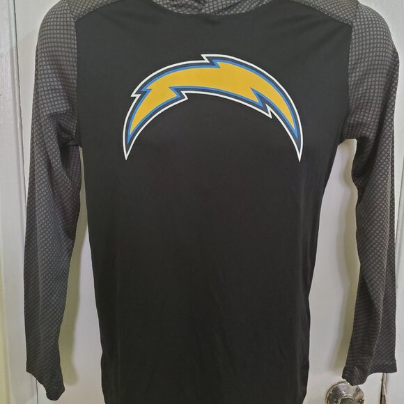 Los Angeles Chargers Pullover Hooded Shirt Boys Large 14 - 16 New Retail $30.00 - Picture 4 of 8